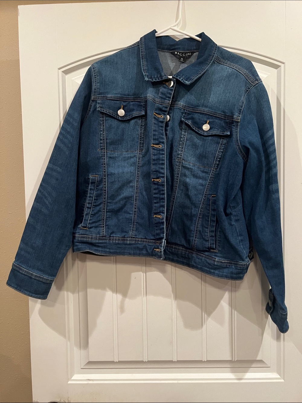 Baccini Medium Blue Denim Jean Jacket